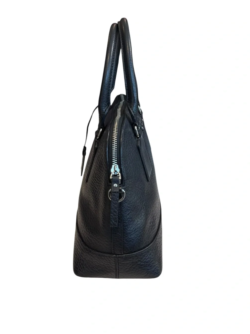kate spade Bay Street Small Black Rachelle Pebbled Leather Dome Satchel